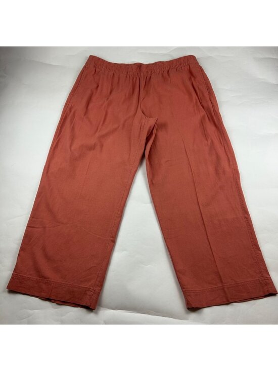 Old Navy Pants - Old Navy Amber Glow Linen Blend Wide Leg Lounge Pant XXL